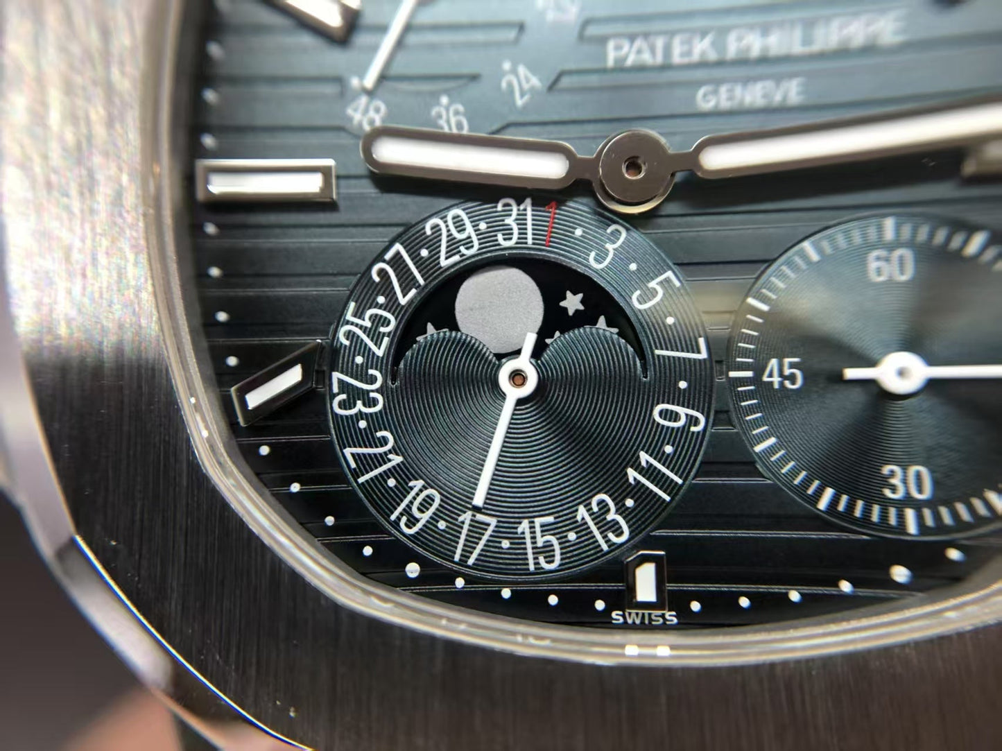 The Most High end 1:1 pp Nautilus Moon Phase 5712 with SW Dial