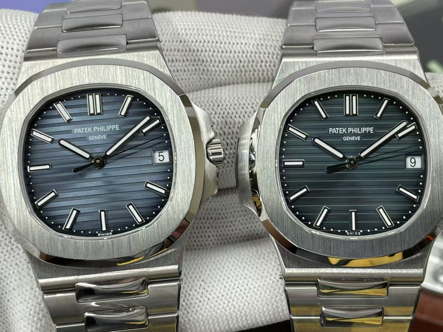 1:1 Exact pp Nautilus 5711 from 3K Factory with SW Dial And Hands
