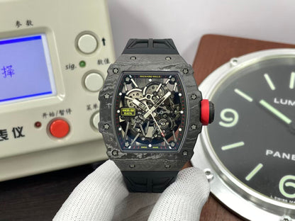 RM RM35 02 Super RMAL1 Movement NTPT Black Case Rubber Band