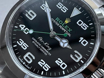 Clean Factory 1:1 Rolex Air-King 40mm 126900 904L SS Black Dial Numerals VR3230
