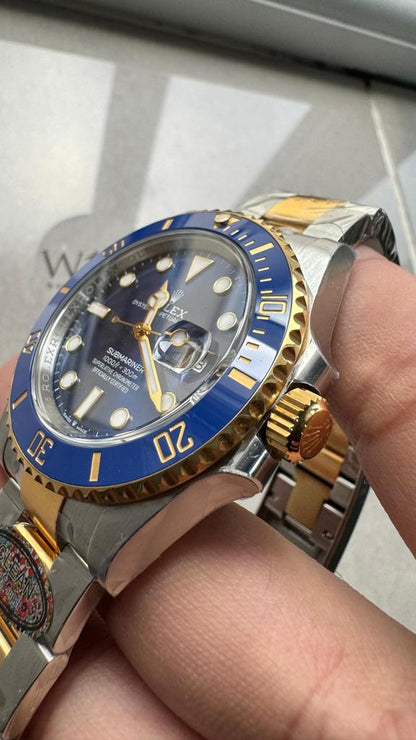 Clean FACTORY 1:1 Rolex Submariner 126613LB 904L YG/SS Blue Dial VR3235