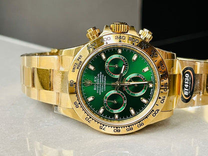 BTF factory 1:1 Rolex Daytona 116508 Best Edition Green Dial SA4130