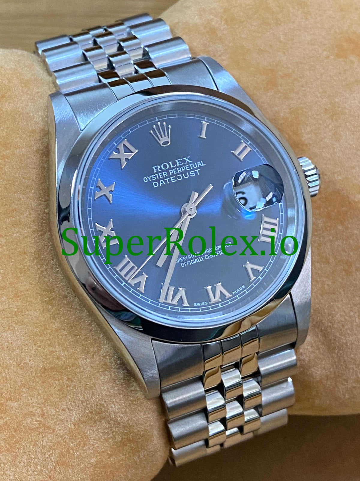 Rolex Datejust 36 Steel Blue Roman Dial Ref.16200