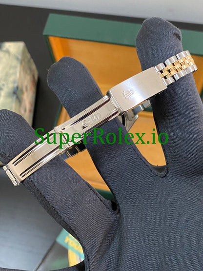 Rolex Lady-Datejust Steel and Yellow Gold Champagne Index Dial  Ref.69173